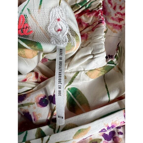 Free People Matilde Mini Dress Size Medium Fit and Flare Floral - Picture 8 of 10